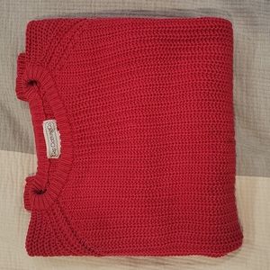 Vintage Gap red cable knit sweater, size M (fits like a L)